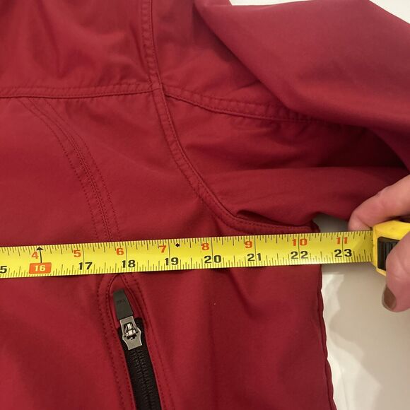 L.L. Bean Red Women’s X-Large Windstopper Fall Rain Soft shell Jacket Full Zip - Picture 8 of 15